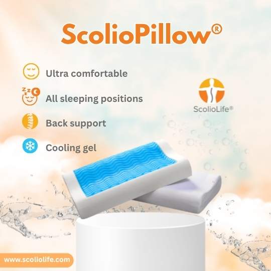 ScolioPillow premium memory foam
