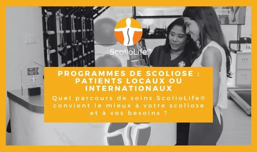 Thérapie intensive de la scoliose, locale ou depuis l'étranger, chez ScolioLife®