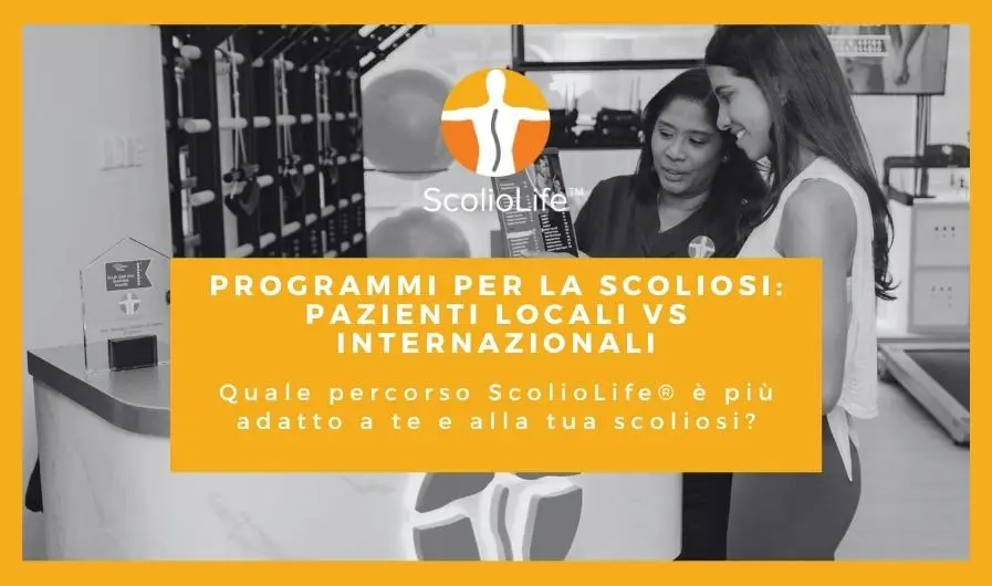 Terapia intensiva della scoliosi, locale o dall'estero, presso ScolioLife®