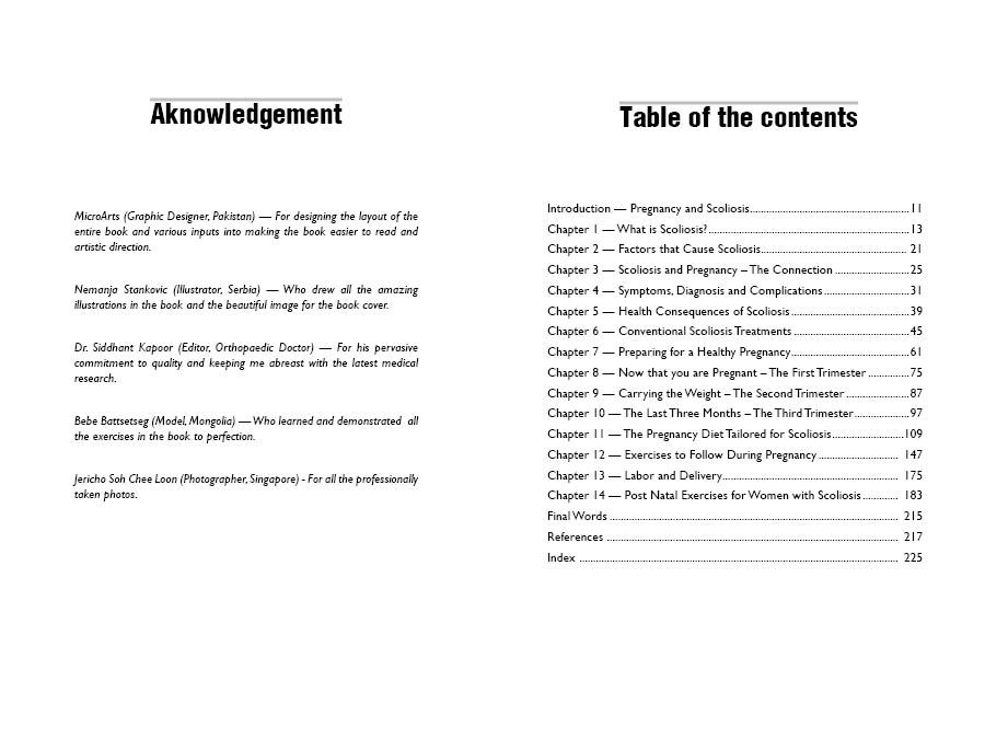 Pregnancy And Scoliosis Book