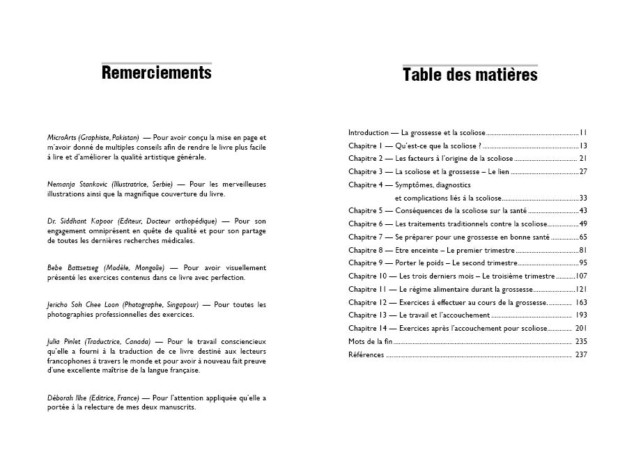 Livre Grossesse et Scoliose