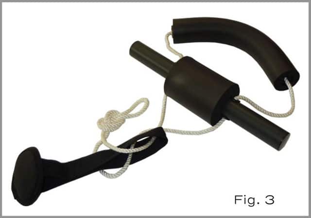 Tie a knot to set the height