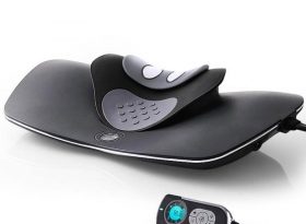 Smart Neck Traction Device in use