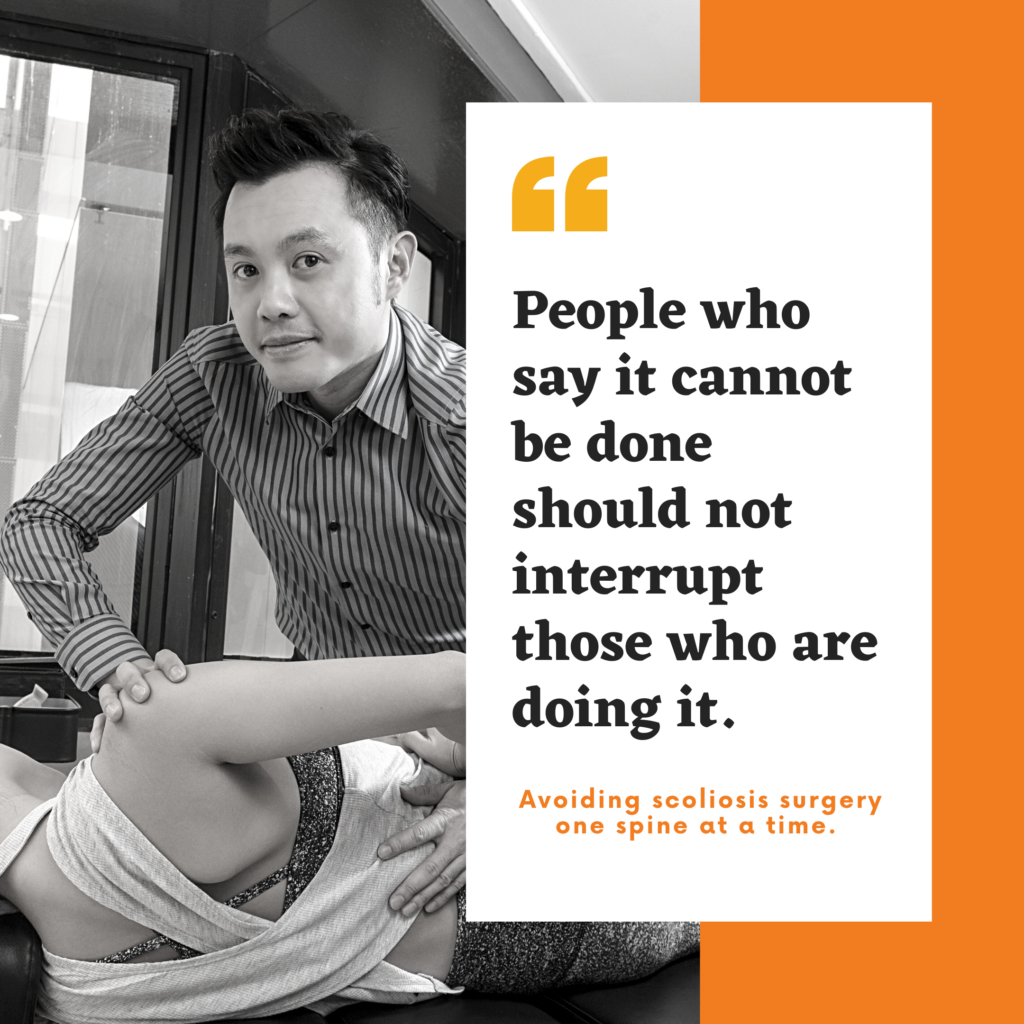 Dr Kevin Lau on non-surgical scoliosis care