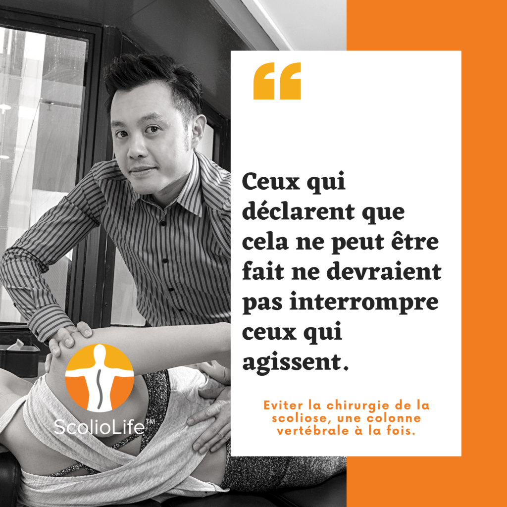 Le Dr Kevin Lau et la prise en charge non chirurgicale de la scoliose