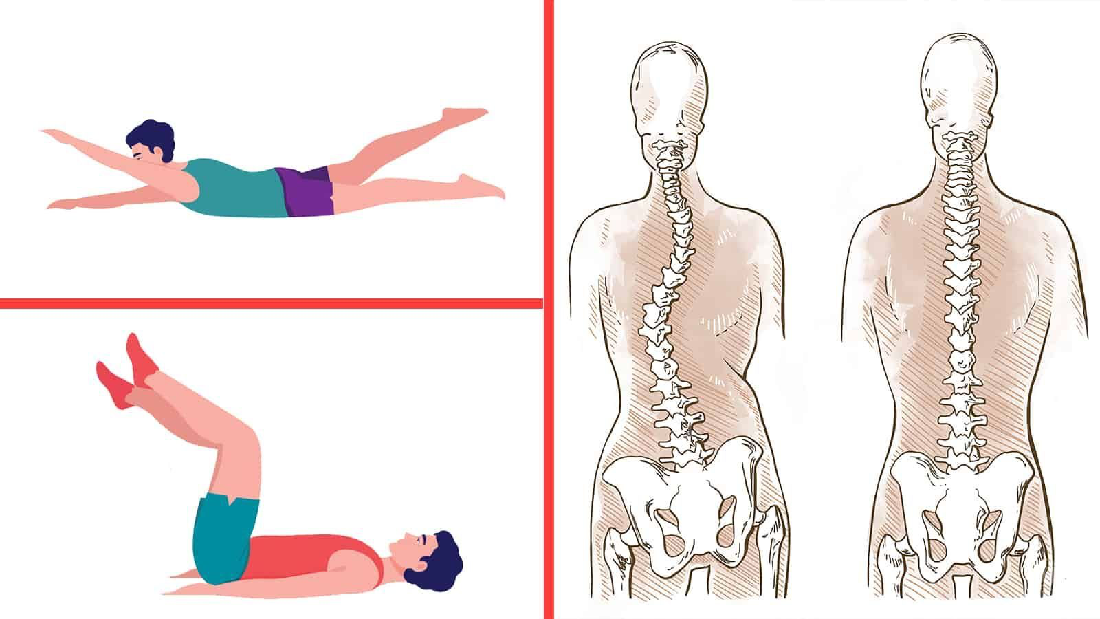 透過正確地運動和伸展可以有助於脊椎的治療和保護